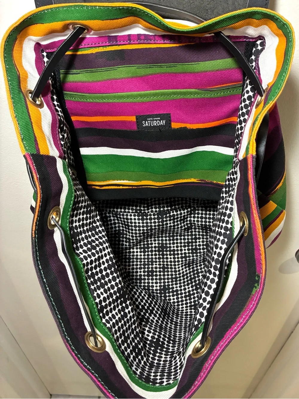 Kate Spade Saturday Half Circle Convertible Backpack in Sunset